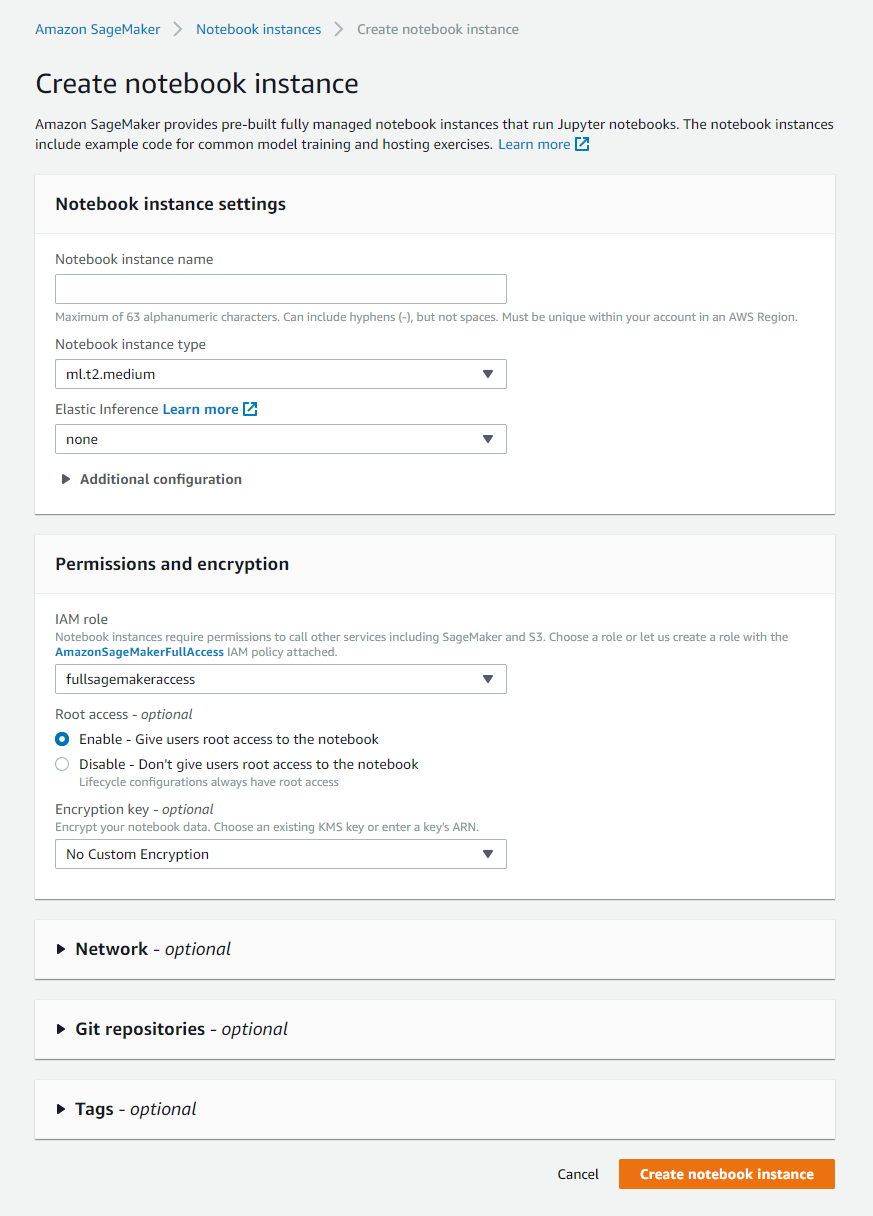 Sagemaker notebook illustration